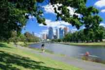 Melbourne by the Yarra River