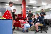 Swinburne engineering team building a F1 car