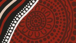 A snippet of artwork Awabakal by artist Michelle Searle