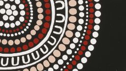 A snippet of artwork Awabakal by artist Michelle Searle