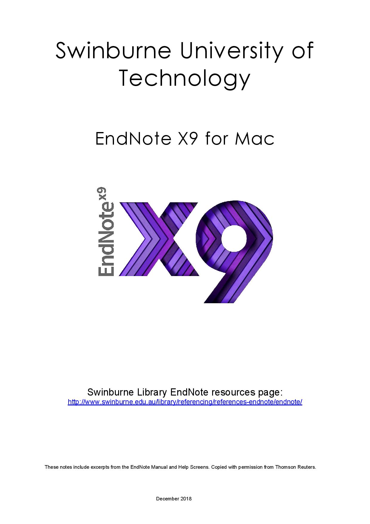 instal the new for apple EndNote 21.2.17387