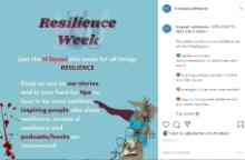 Instagram post about Resilience week from Swinburne's H.Squad